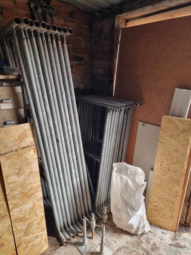 Scaffolding, galvanised