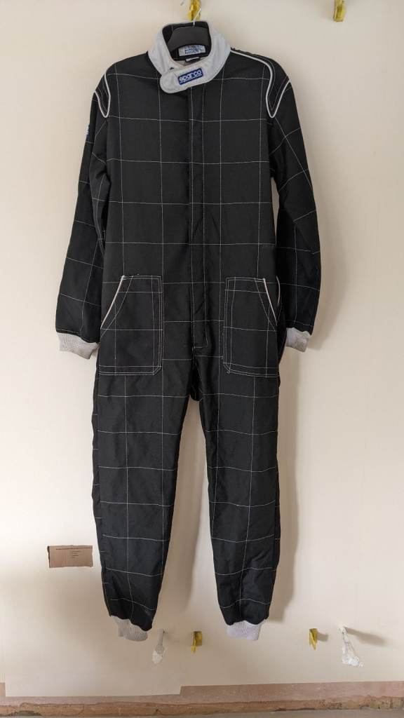 Sparco go karting suit size large 