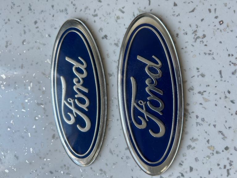car, vintage classic mirrors/arms, ford badges, ford anglia, lucas, headlamp