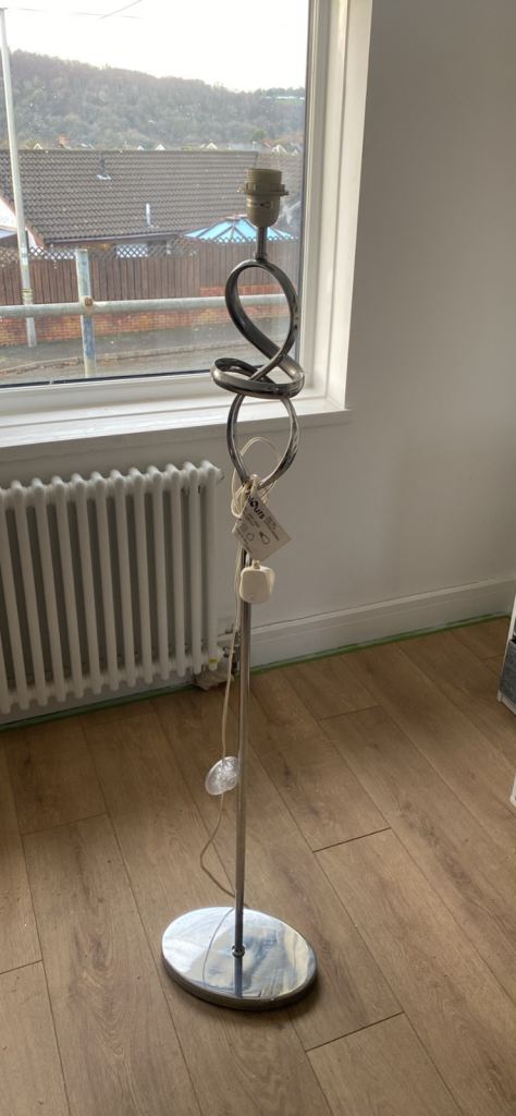 Floor lamp silver 