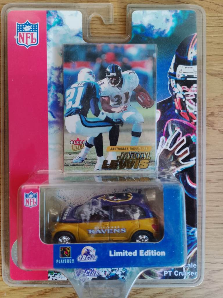 NFL Baltimore Ravens PT Cruiser & Jamal Lewis Card – Sealed Limited Edition