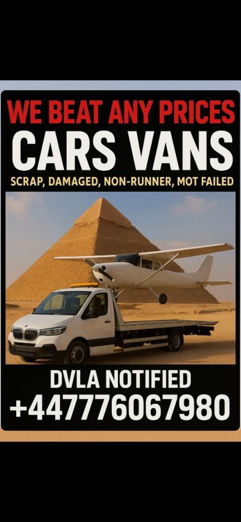 Scrap cars vans wanted 
