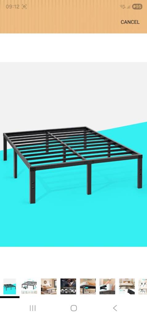 Double bed and mattres 