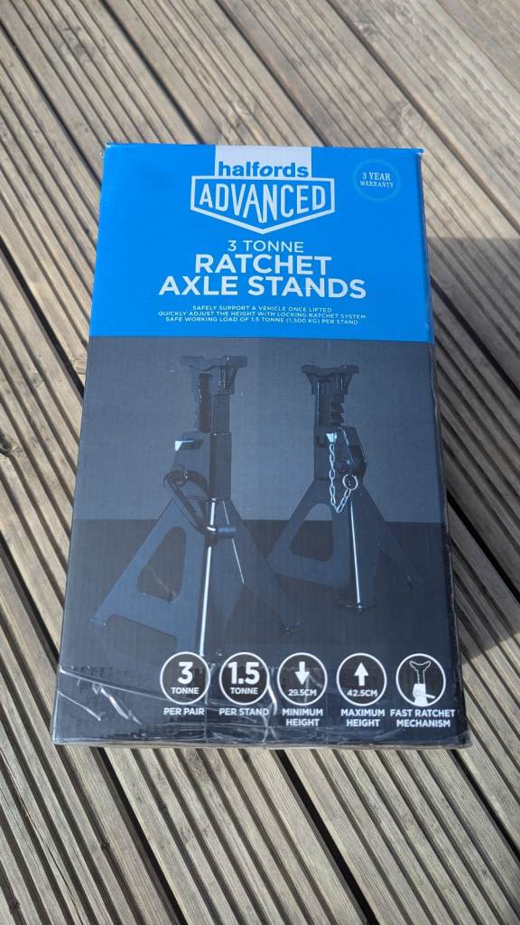 3 Tonne Ratchet Axle Stands 