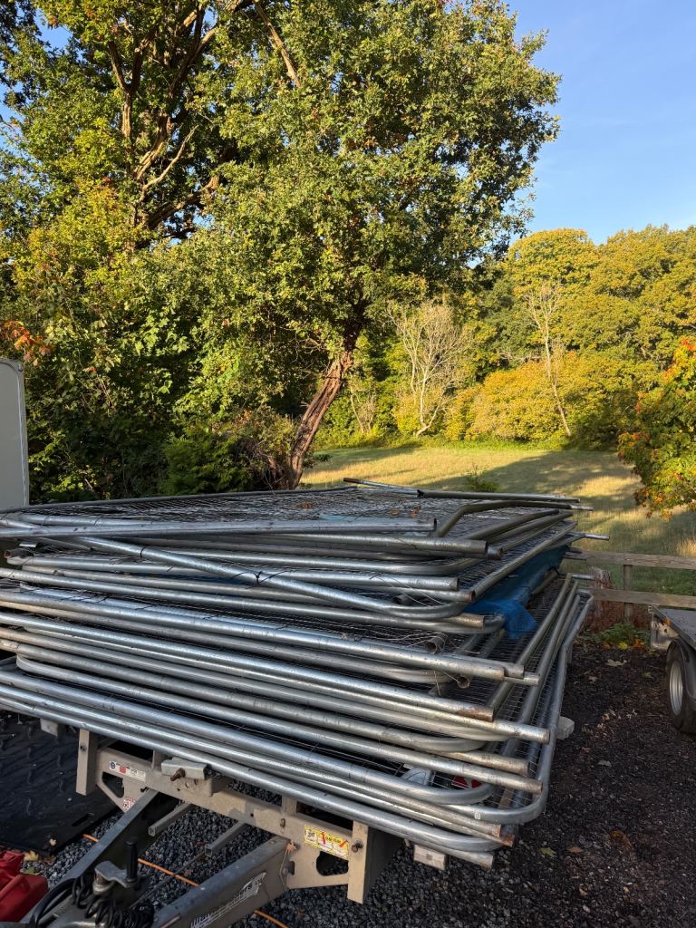Grade B - temporary heras site fencing 