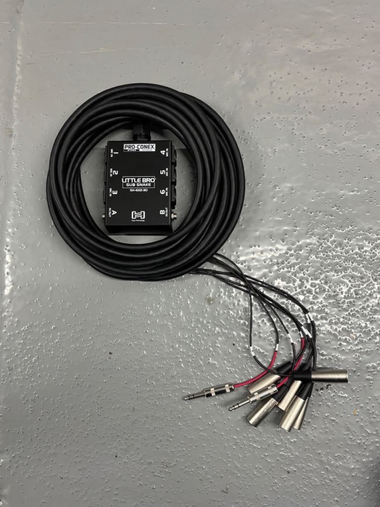 Hosa Little Bro Sub Snake SH6x2-30