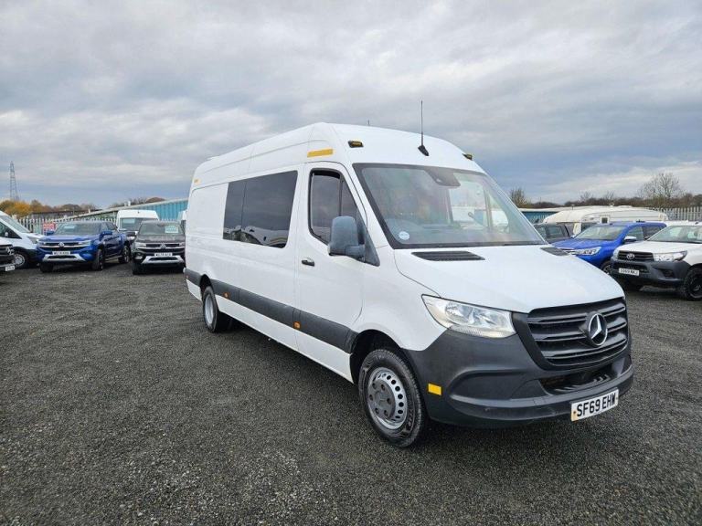 2019 ON 69 PLATE MERCEDES BENZ SPRINTER 516CDI LWB CREW VAN ULEZ FREE ZONE