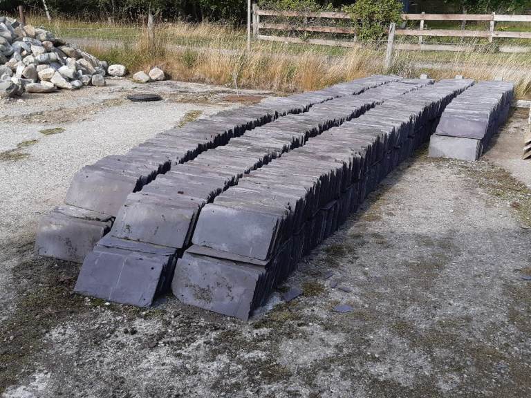 Reclaimed Welsh Slates – Good condition, ready for use