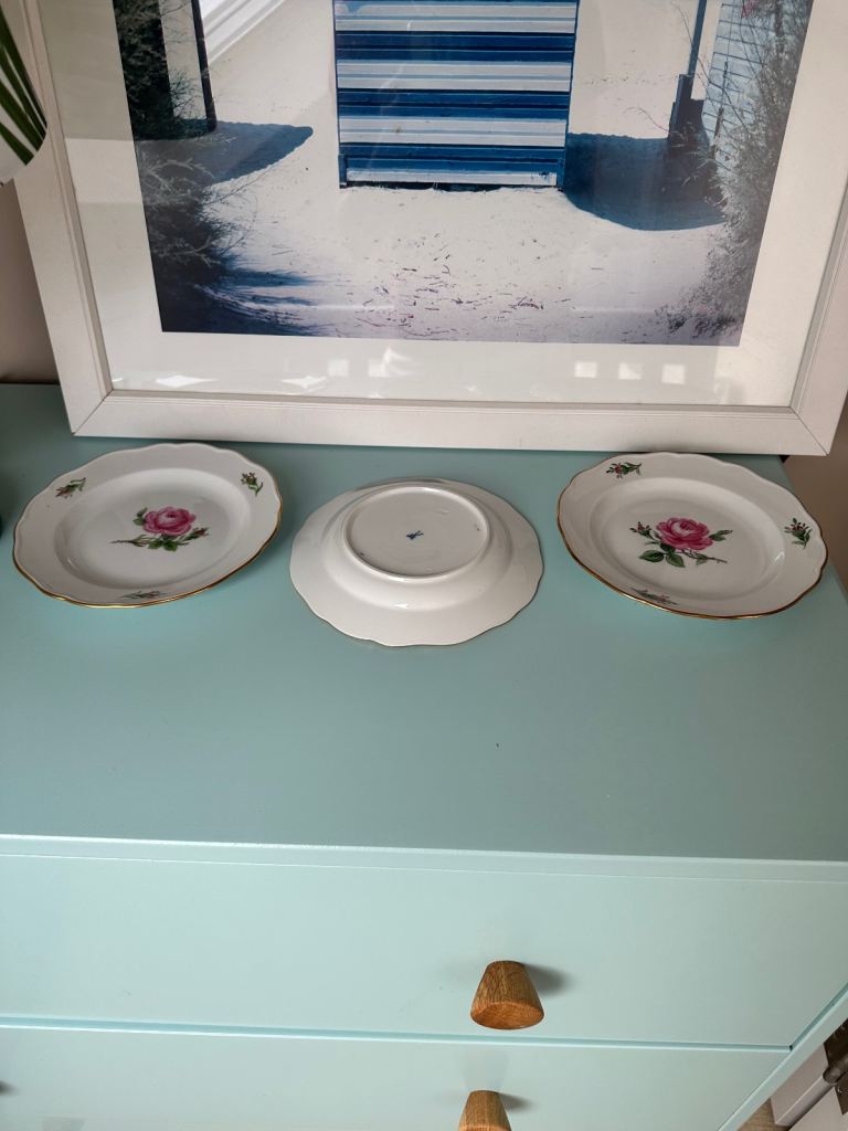 Meissen Antique complete china tea set 8 persons