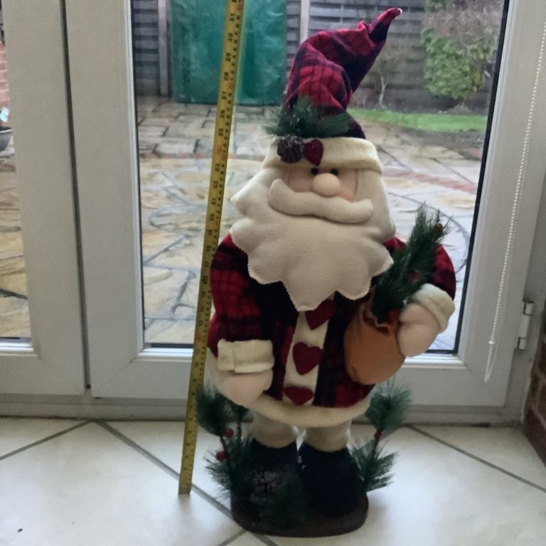 Father Christmas Standing  35” Tall 