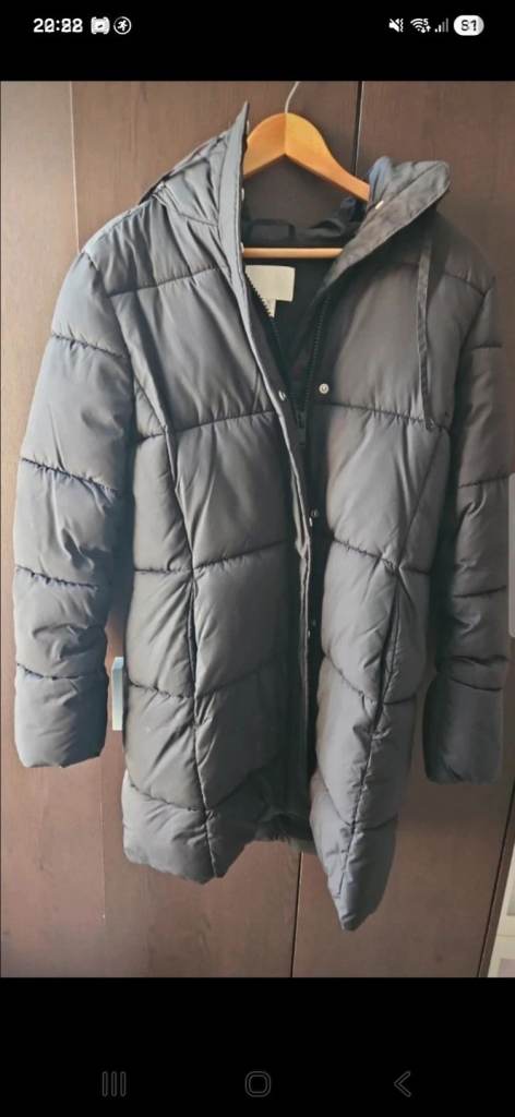 Womans puffa coat size s