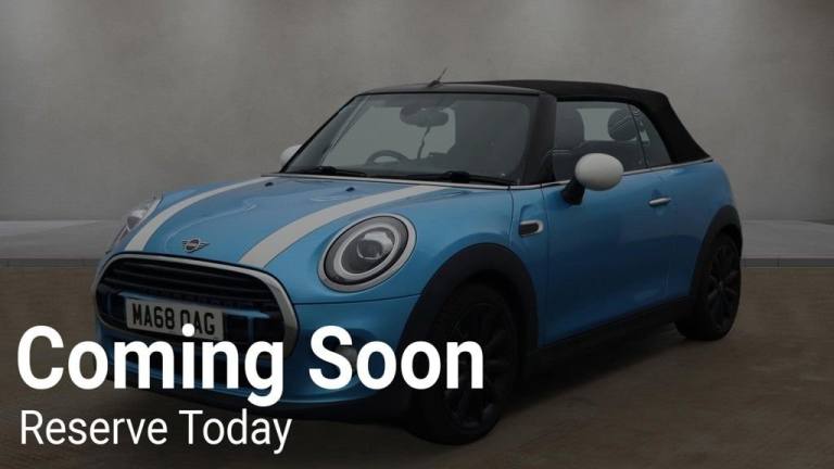 2018 MINI Convertible 1.5 Cooper II 2dr CONVERTIBLE PETROL Manual