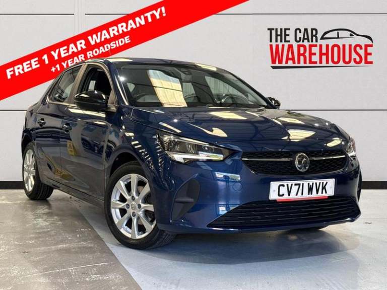 2021 Vauxhall Corsa 1.2 SE 5dr Manual Hatchback Petrol Manual