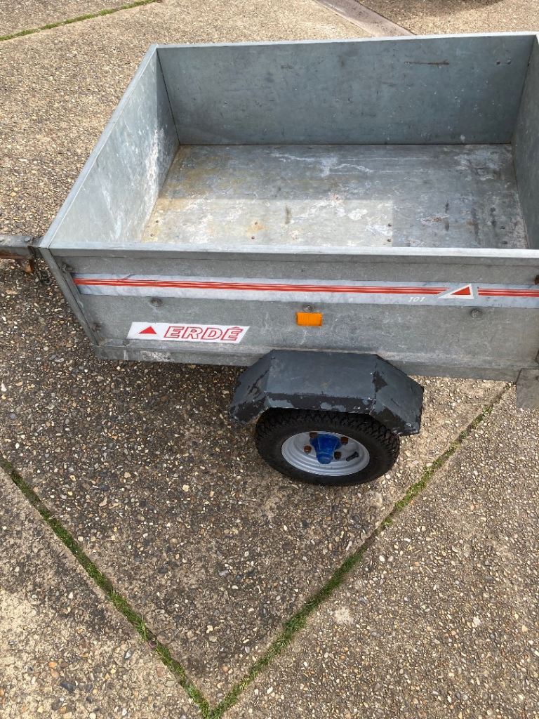 ERDE 101 Galvanised Tipping Trailer