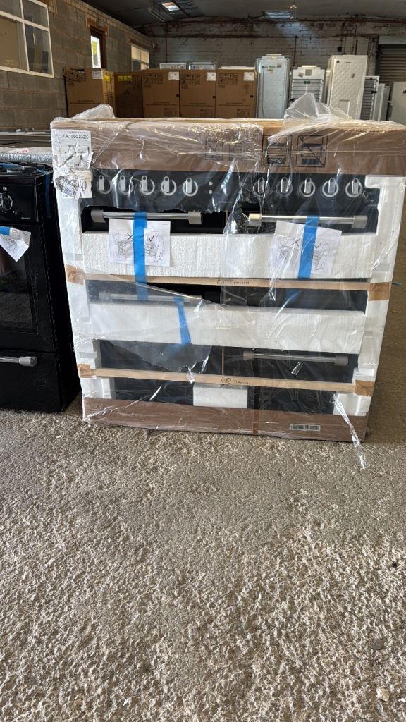 ALL GAS 100 cm LEISURE RANGE COOKER IN BLACK