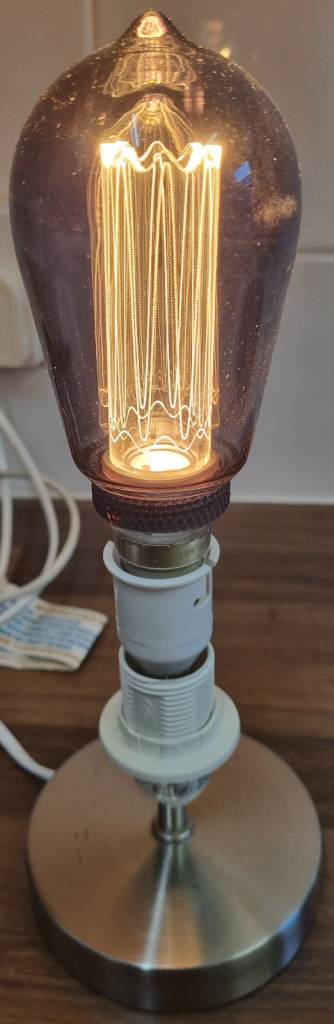 1 x New Unused TCP Bayonet Cap LED Light Bulb Smoked Glass | Warm White 2000K 4W 100lm BC B22