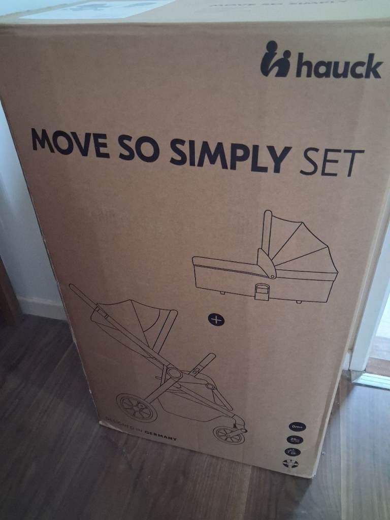 Hauck Move So Simply Set Pram – Dark Navy, Brand New