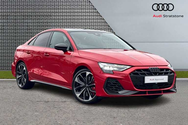 2025 Audi A3 S3 TFSI Black Edition Quattro 4dr S Tronic Saloon Petrol Automatic