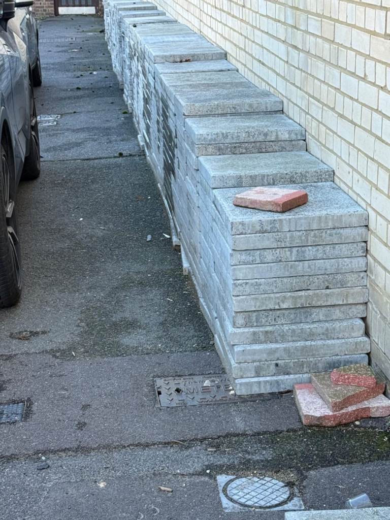 image for Cemented  colour  slabs 450mm×450mm