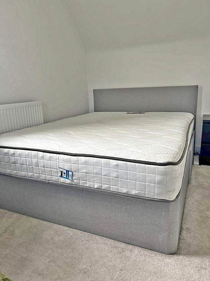 Cheapest !! Super King Size bed base with mattress = Divan beds = Cash on Delivery