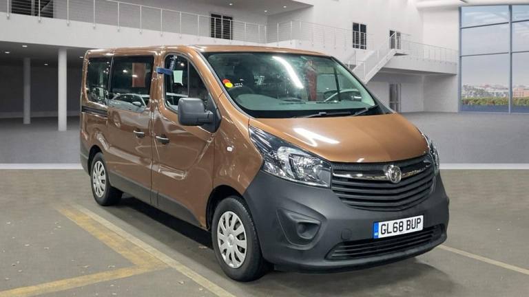 2018 68 VAUXHALL VIVARO 1.6 CDTI 2900 9 SEAT NO VAT MINIBUS EURO 6 (S/S) (9 SEAT