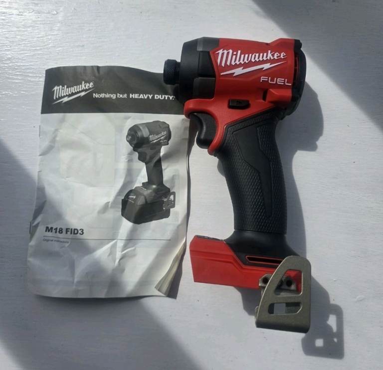Milwaukee,M18 Genuine Hex ¼ Cordless Brushless Fuel Impact Driver Only Body,Bare,New