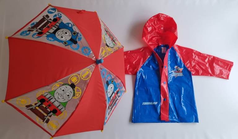 Thomas The Tanker Rain Coat and Umbrella 