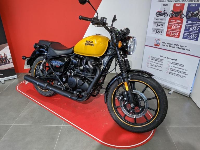 2021 ROYAL ENFIELD METEOR 350 YELLOW SUPERB CONDITION ONE OWNER 
