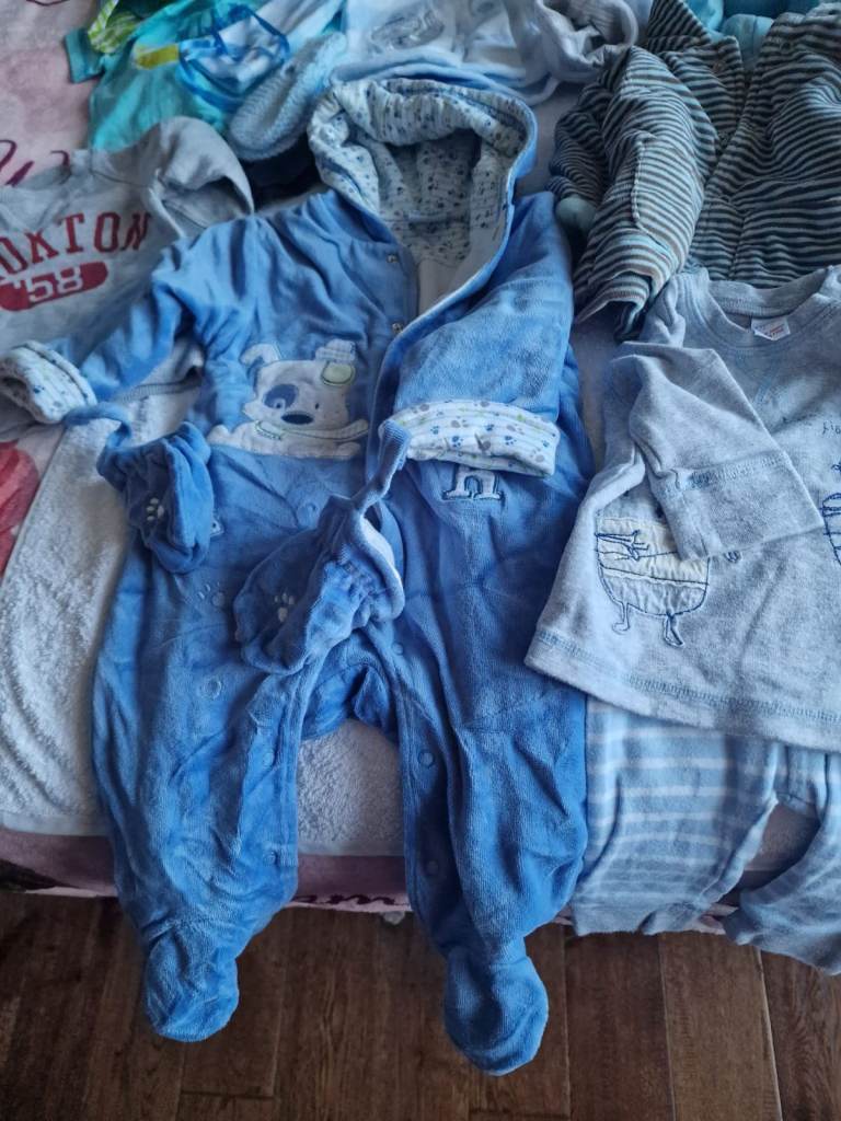 Selection of baby boy clothes 3-6 months 