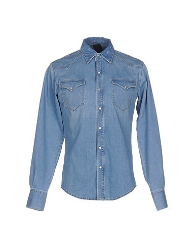 (+) PEOPLE designer Denim Shirt - Blue