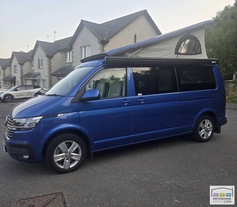 VW T6 HIGHLINE AUTOMATIC LWB 4 Berth Pop Top 2021 Campervan For Sale 