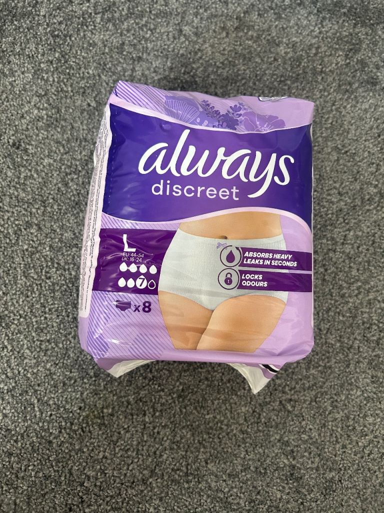 Always discreet pants 