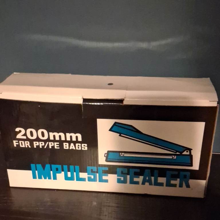 200mm Impulse Sealer for PP/PE Bags – New in Box