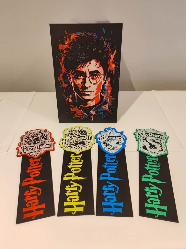 Harry Potter bookmarks, 3D Printed