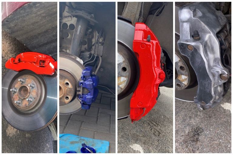 Mobile Brake Caliper Painting