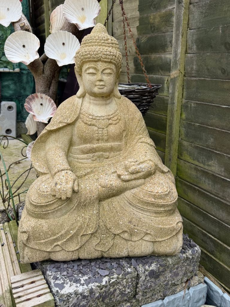 Stone Buddha Garden 2ft H x 1.5ft across base