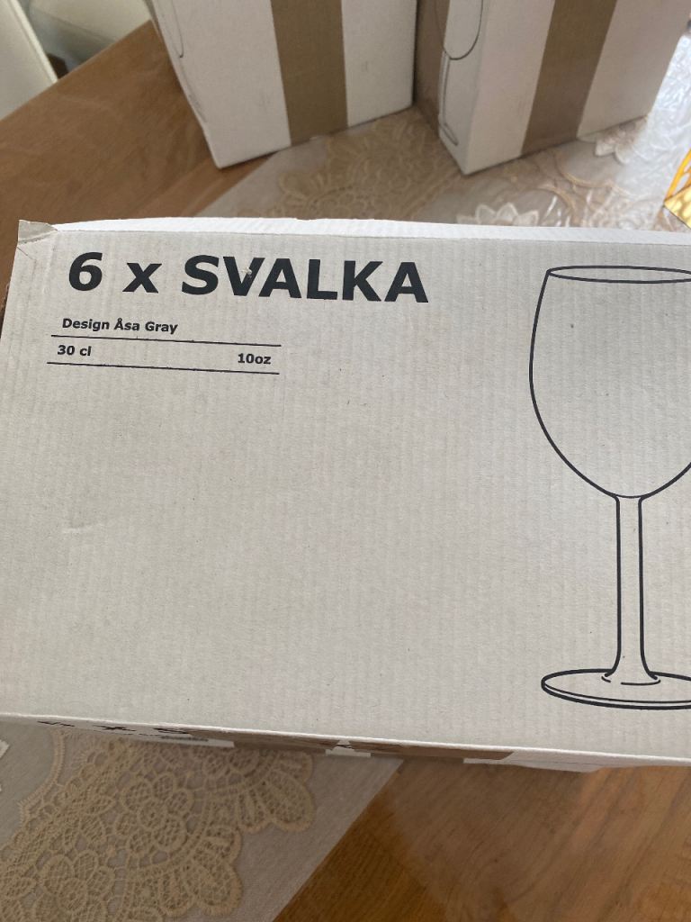 5 Sets of six drinking glasses for sale 
