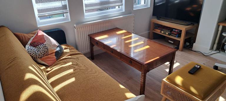 Wooden coffee table