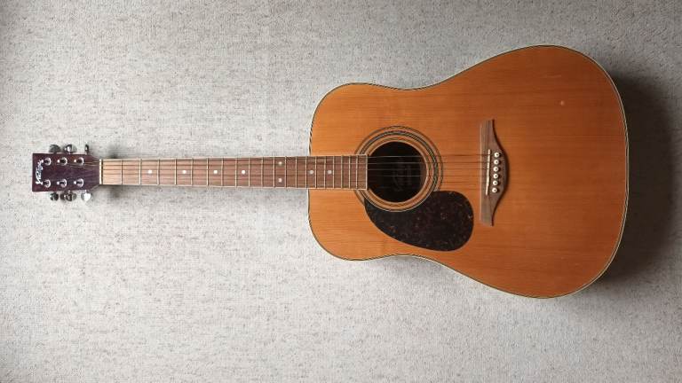 Vintage Left Handed Acoustic Guitar