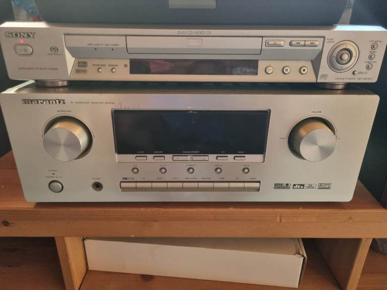 Marantz Receiver & Sony CD/DVD Player