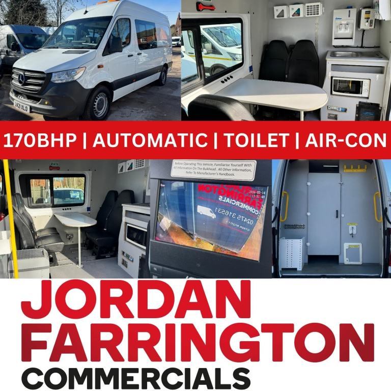 2021 MERCEDES BENZ SPRINTER 317 170BHP RWD AUTOMATIC WELFARE / MESS VAN**AIR-CON
