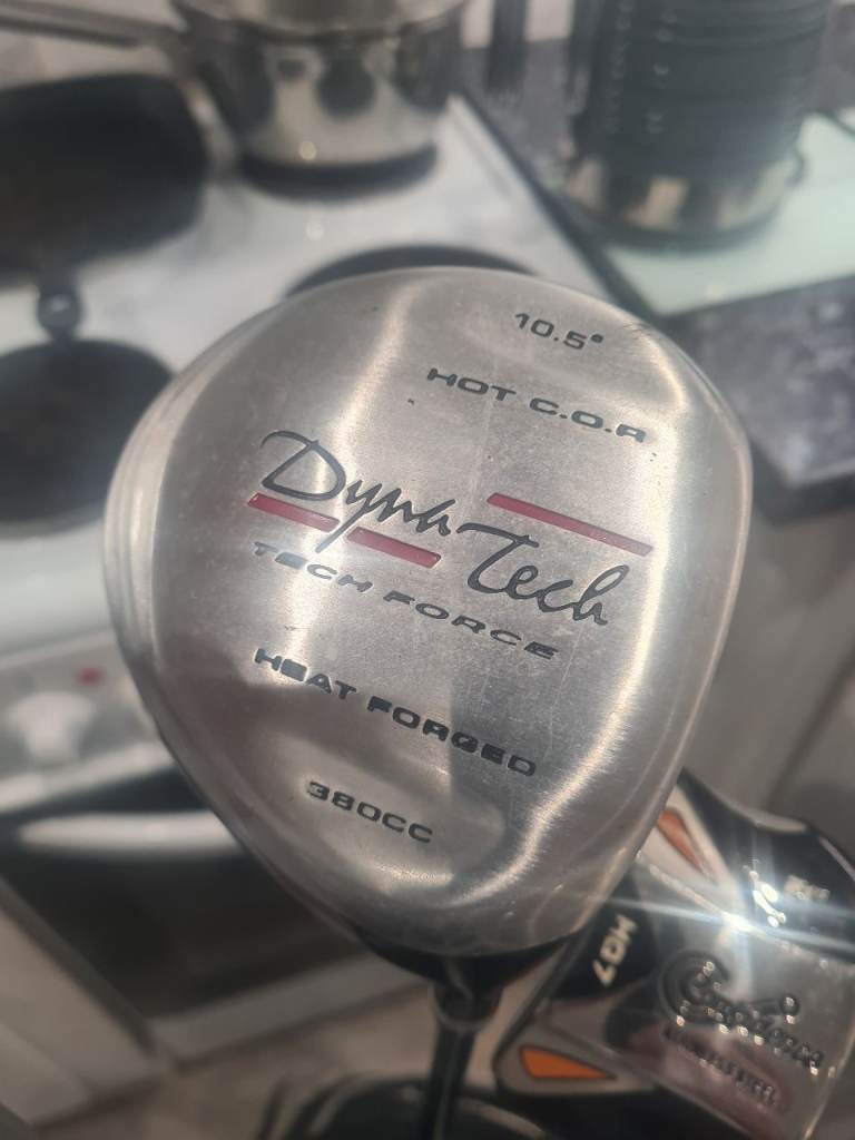 Full set Slazenger irons.