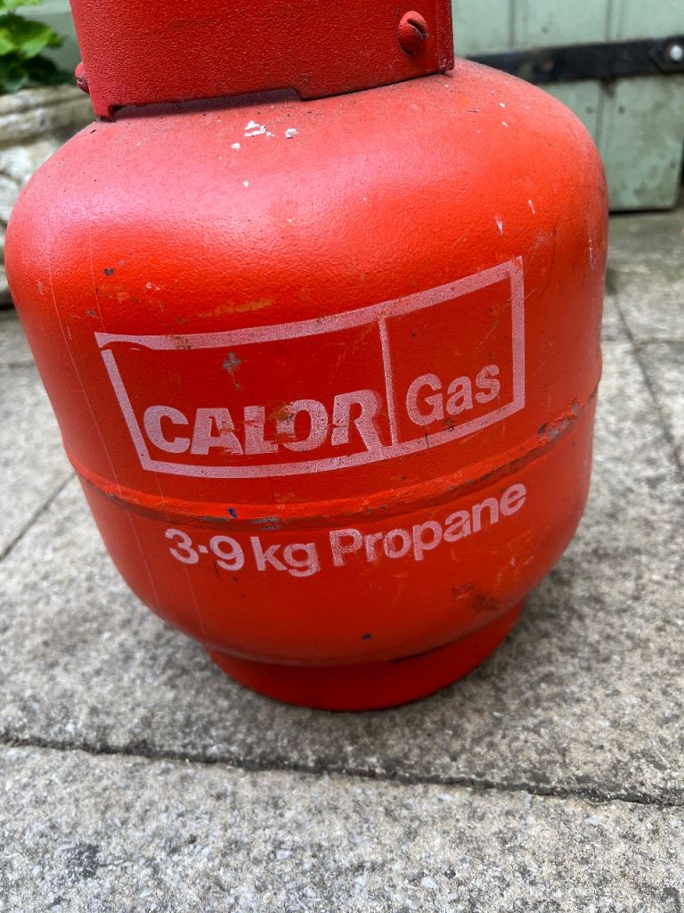 EMPTY Calor Gas 3.9kg Propane Bottle for BBQ / Camping
