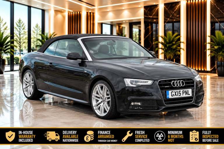 2015 Audi A5 3.0 TDI 245 Quattro S Line Special Ed 2dr S Tronic CONVERTIBLE Diesel Automatic