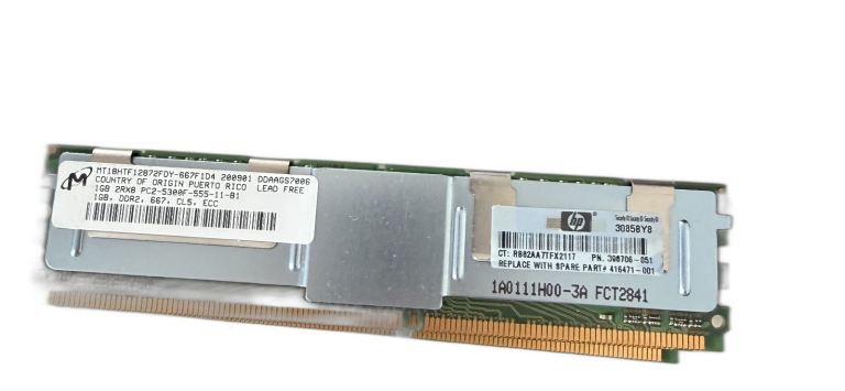 HP 1GB 2Rx8 PC2-5300F-555-11-B1 Server RAM
