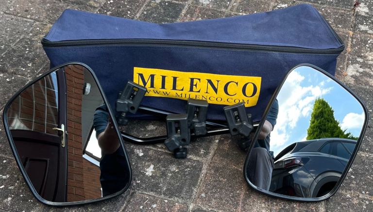 Milenco Grand Aero Convex Towing Mirror Set