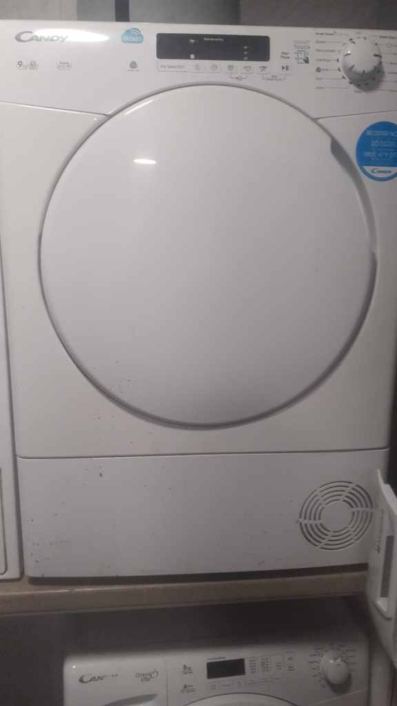 Candy Smart Tumble Dryer – White, Good Condition