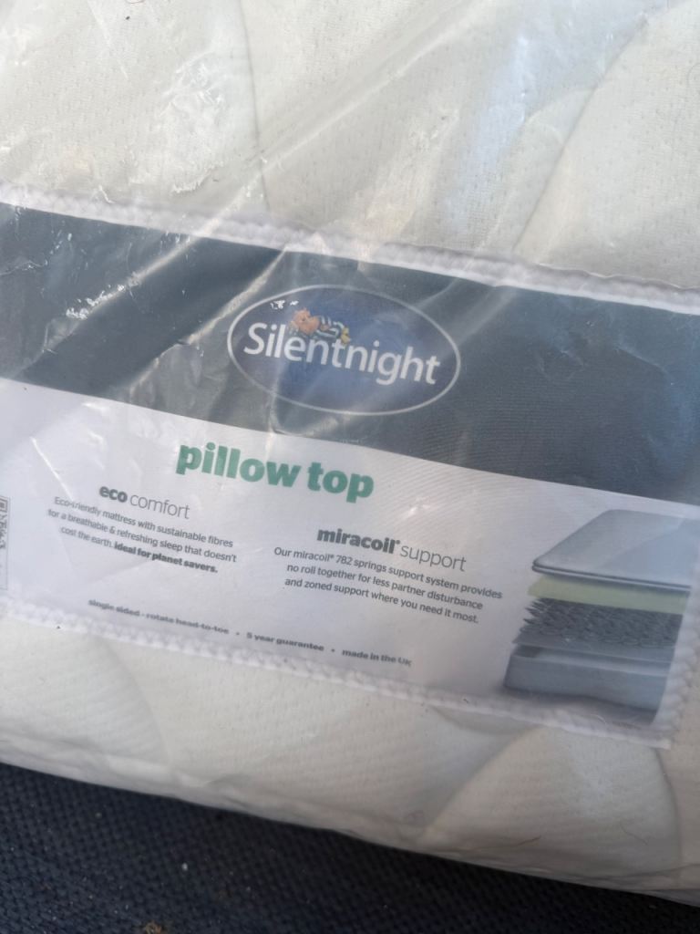 Silentnight King size Miracoil Pillow Top Mattress