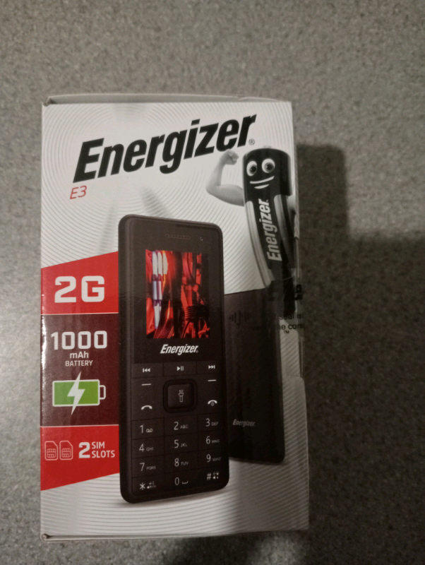 Mobile Brand New Energizer E3 Unlocked, Feature Phone ,Dual Sim , Orig