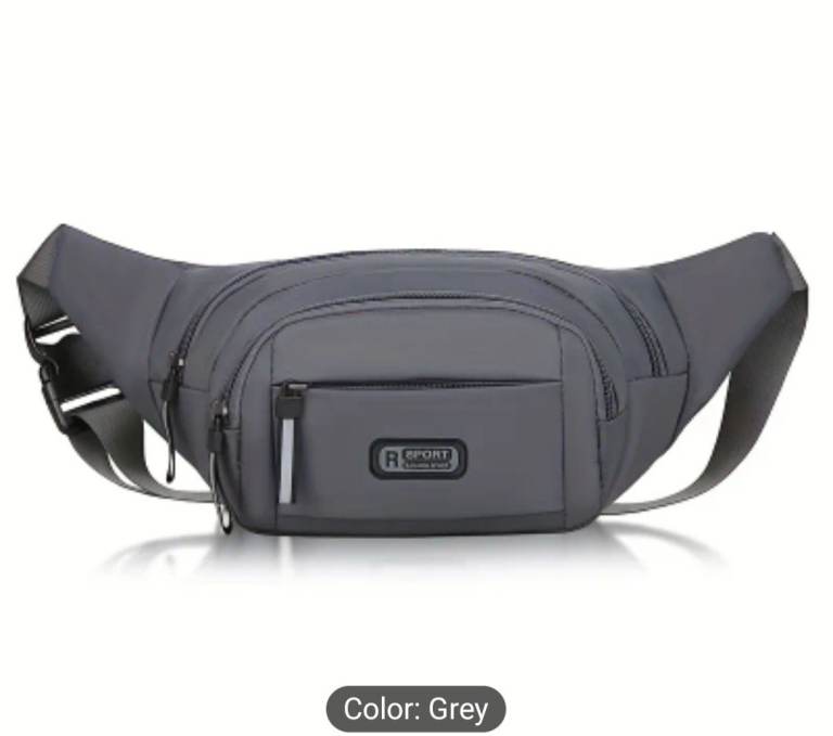 Versatile nylon waist bag